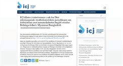 Desktop Screenshot of icj.no