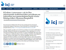 Tablet Screenshot of icj.no