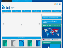 Tablet Screenshot of icj.org